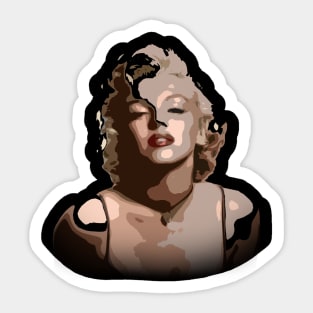 marilyn monroe, vintage Sticker